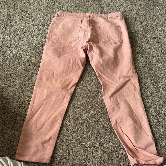 Buffalo David Bitton Pink Ankle Cropped Jeans - Picture 7 of 7